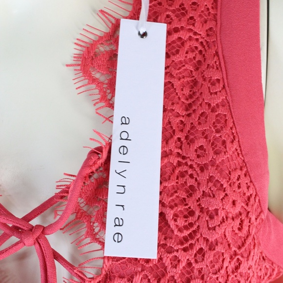 Adelyn Rae || Coral Suzanne Eyelash Shift Dress - Picture 5 of 8